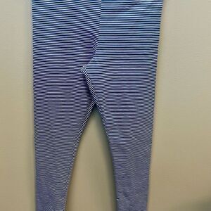 Vineyard Vines Striped Kids Leggings, Girls, size medium